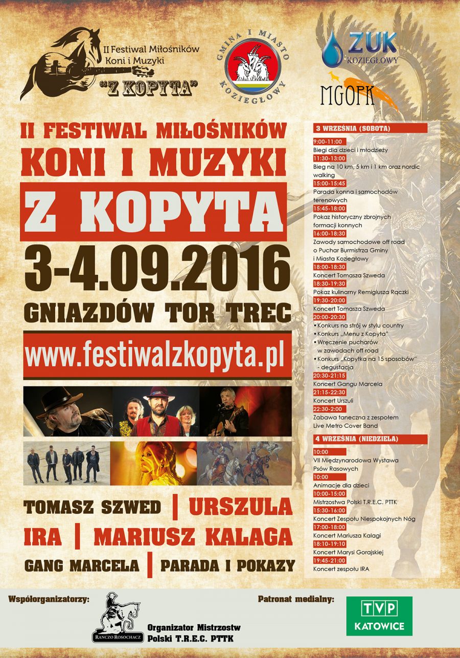 II Festiwal Miłośników KONI i MUZYKI oraz MISTRZOSTWA POLSKI TREC PTTK ...